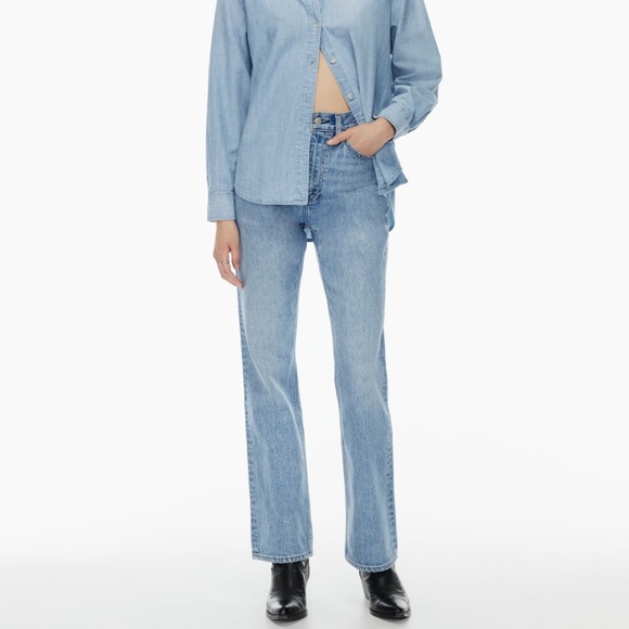 Aritzia Denim - Aritzia The Jane ‘70s Super High Rise boot 30L
